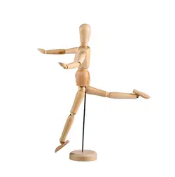 مانکن آدمک چوبی سايز 30 سانتيمتر