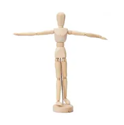 مانکن آدمک چوبی سايز 30 سانتيمتر