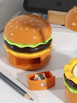 چراغ مطالعه و خواب تراش دار طرح همبرگر