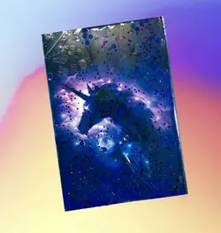 دفتر پولک دار سويل طرح اسب تکشاخ کد 003