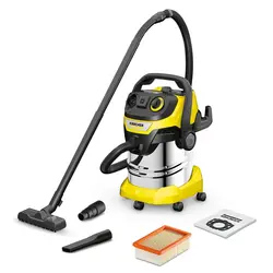 جارو برقی نیمه صنعتی اب و خاک کارچر مدل KARCHER WD 5 P S V-25/5/22