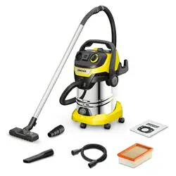جارو برقی نیمه صنعتی اب و خاک کارچر مدل KARCHER WD6 P S V-30/6/22T