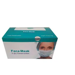 ماسک سه لایه تنفسی بسته 50 عددی