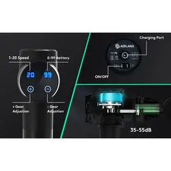 ماساژور تفنگی برقی ارلنگ مدل AERLANG EM9 ❤️