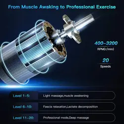 ماساژور تفنگی برقی کوالاکس مدل Coulax ❤️