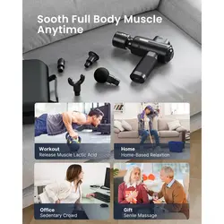 ماساژور تفنگی رنفو مدل RENPHO Active Thermal Cool ❤️