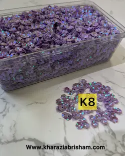 پولك گل بشقابي