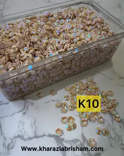 پولك گل بشقابي