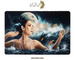 تابلو فرش دستباف پری دریا