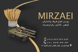 کارت ویزیت ظروف یکبار مصرف