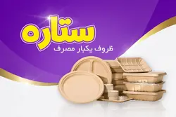 کارت ظروف یکبار مصرف