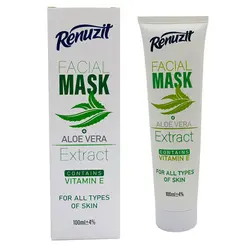 ماسک صورت حاوی عصاره آلوئه ورا رینوزیت 100 میلی لیتر