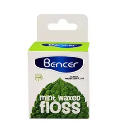 نخ دندان سفید نعنایی 50 متر بنسر Bencer Mint Dental Floss 50m