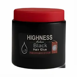 چسب موی مشکی هاینس حجم 300 میل Highness Black Hair Glue