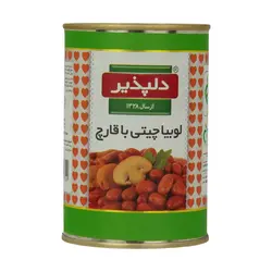 کنسرو لوبیا چیتی با قارچ دلپذیر 420 گرم