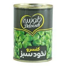 کنسرو نخود سبز دلوسه