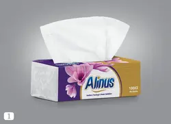 دستمال اقتصادی آلینوس بسته ۴عددی