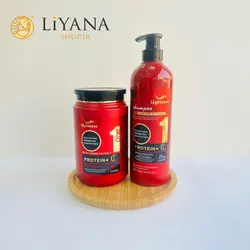 ست شامپو و ماسک مو پروتیین لایتنس حاوی ویتامین C