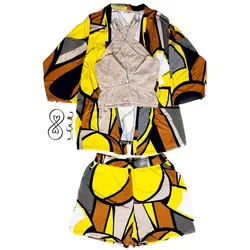 لباس خواب زنانه سه تکه ترک برند Anil کد 5610