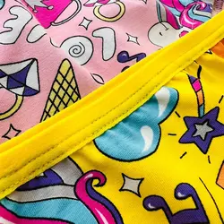 شورت نخی طرح یونی کورن کد ۸۱۷7 ( مدل جنیفری )