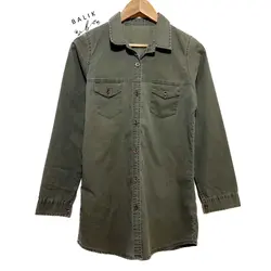 شومیز لی زنانه بلند ( مانتو لی ) کد 1309 سبز