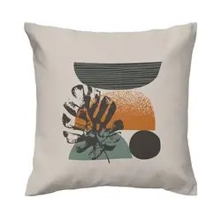 مجموعه 4 عددی کاور کوسن طرح برگ پاییزی کد D-1006