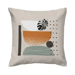 مجموعه 4 عددی کاور کوسن طرح برگ پاییزی کد D-1006