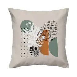 مجموعه 4 عددی کاور کوسن طرح برگ پاییزی کد D-1006