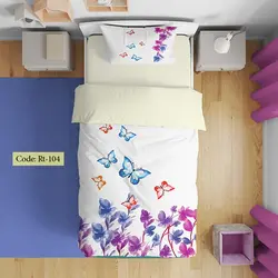 سرویس خواب نوجوان طرح پروانه کد Rt-104