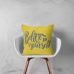 مجموعه 4 عددی کاور کوسن طرح Believe in yourself کد D-1013