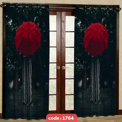 پرده پانچی تصویری مدل چتر کد S-1764