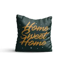 مجموعه 4 عددی کاور کوسن طرح Home sweet home کد D-1012