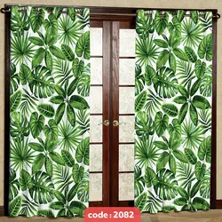پرده پانچی تصویری مدل برگ کد S-2082