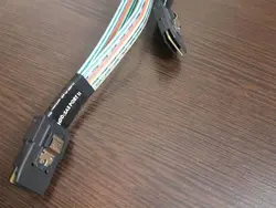 کابل دوئال(جفت) SAS اُریجینال ریدکنترلر نسل8 سرور اچ پی HP Proliant Dual mini-SAS Ribbon-Cable (686614-001)