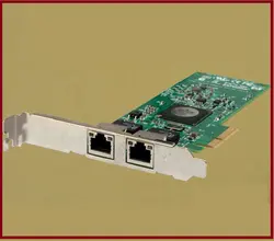 کارت شبکه 2پورت الکتریکال برد توسعه ای PCIe سرور اچ پی HP Proliant Servers 1Gb-Ethernet DP-RJ45-10/100/1000Base-T(Mb) NC382T PCI-e X4 NIC Electrical Network Adapter Card/Board Multifunction Gigabit Server Adapter (453055-001)(458492-B21)(458491-001)