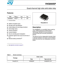 آی سی VNQ660 راه انداز چراغ و کولر خودرو ***مخصوص ECU***