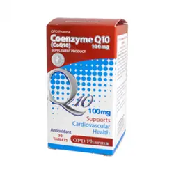 قرص کوآنزیم کیوتن(100میلی گرم)او پی دی فارما 30عدد
