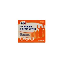 ویال ال کارنیتین و قهوه سبز یوروویتال 6 عدد
