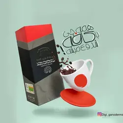 قهوه لاته با قارچ گانودرما