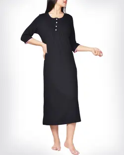 پیراهن گلپر مشکی زنانه