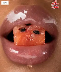روغن لب عسل گیسو با طعم هندوانه شکری gisou Honey Infused Lip Oil - Watermelon Sugar ۸ml