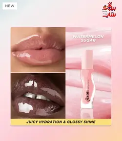 روغن لب عسل گیسو با طعم هندوانه شکری gisou Honey Infused Lip Oil - Watermelon Sugar ۸ml