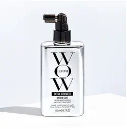 اسپری صاف کننده ،افزایش استحکام تار مو و ضد آب دریم کت کالر واو COLOR WOW EXTRA STRENGTH DREAM COAT ULTRA-MOISTURIZING ANTI-FRIZZ TREATMENT straight, smooth, glass hair results infuses moisture + frizz-proofs for days 200ml