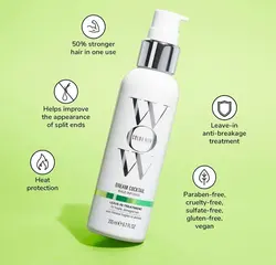 کرم ترميم کننده موهای آسيب ديده کالر واو مدل دریم کوکتل تریتمنت COLOR WOW DREAM COCKTAIL KALE-INFUSED  LEAVE-IN TREATMENT for fragile, damaged har pour cheveux fragiles et abimes  20۰ml