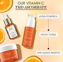 سرم ویتامین سی روشن کننده پوست ساندی ریلی C.E.O.15%VITAMIN C  BRIGHTENING SERUM SUNDAY RILEY