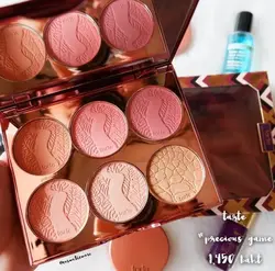 پلت رژ گونه و هایلایتر تارت  Tarte Cosmetics Holiday Precious Gems Amazonian Clay Cheek Palette