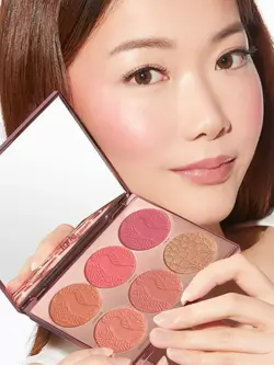 پلت رژ گونه و هایلایتر تارت  Tarte Cosmetics Holiday Precious Gems Amazonian Clay Cheek Palette
