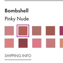 رژ لب هدی بیوتی مدل بامشل فولسایز HUDAE  BEAUTY LIQUID MATTE