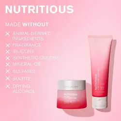 کرم ماسک سبک و زود جذب تغذیه کننده و مرطوب کننده استی لادر حجم ۵۰میل ESTEELAUDER NUTRITIOUS  MELTING SOFT  CREME/MASK MOISTURIZER PORES,HYDRATION,&GLOW