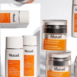 کرم ویتامین C شب مورد City skin overnight detox moisturiser murad